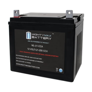 ML-U1 12V 200CCA Battery for MTD B560B Riding Lawn Tractor and Mower