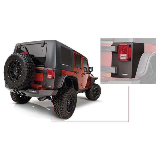 Bushwacker 14010 TrailArmor Corner Guard Fits 07-18 Wrangler (JK)
