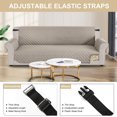 thumbnail image 4 of JUNWELL 100% Waterproof Sofa Cover Non Slip Couch Cover Machine Washable Slipcover Leakproof Furniture Protector for Dogs Kids Pets  Dark Gray  Sofa, 4 of 7