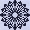 thumbnail image 1 of Ahgly Tapis d'Intérieur Lavable en Machine Carré Transitionnel Bleu Ciel, 7 Pieds Carré, 1 of 7