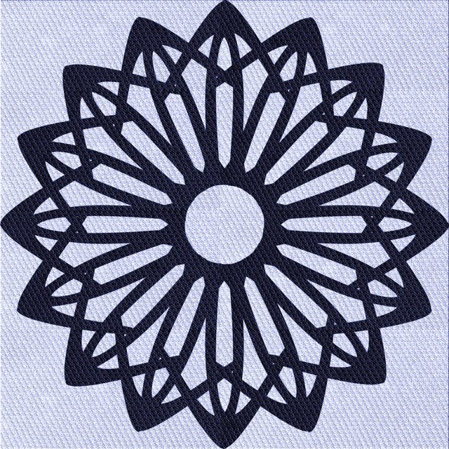Ahgly Tapis d'Intérieur Lavable en Machine Carré Transitionnel Bleu Ciel, 7 Pieds Carré