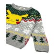 thumbnail image 4 of Pokemon Chandail de Noël Gris pour Garçons, 4 of 5