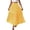 Yellow, variant on fheaev Flowy Boho Maxi Skirt for Women Trendy High Waist Elastic A Line Pleated Ruffle Tiered Summer Casual Beach Long Skirts