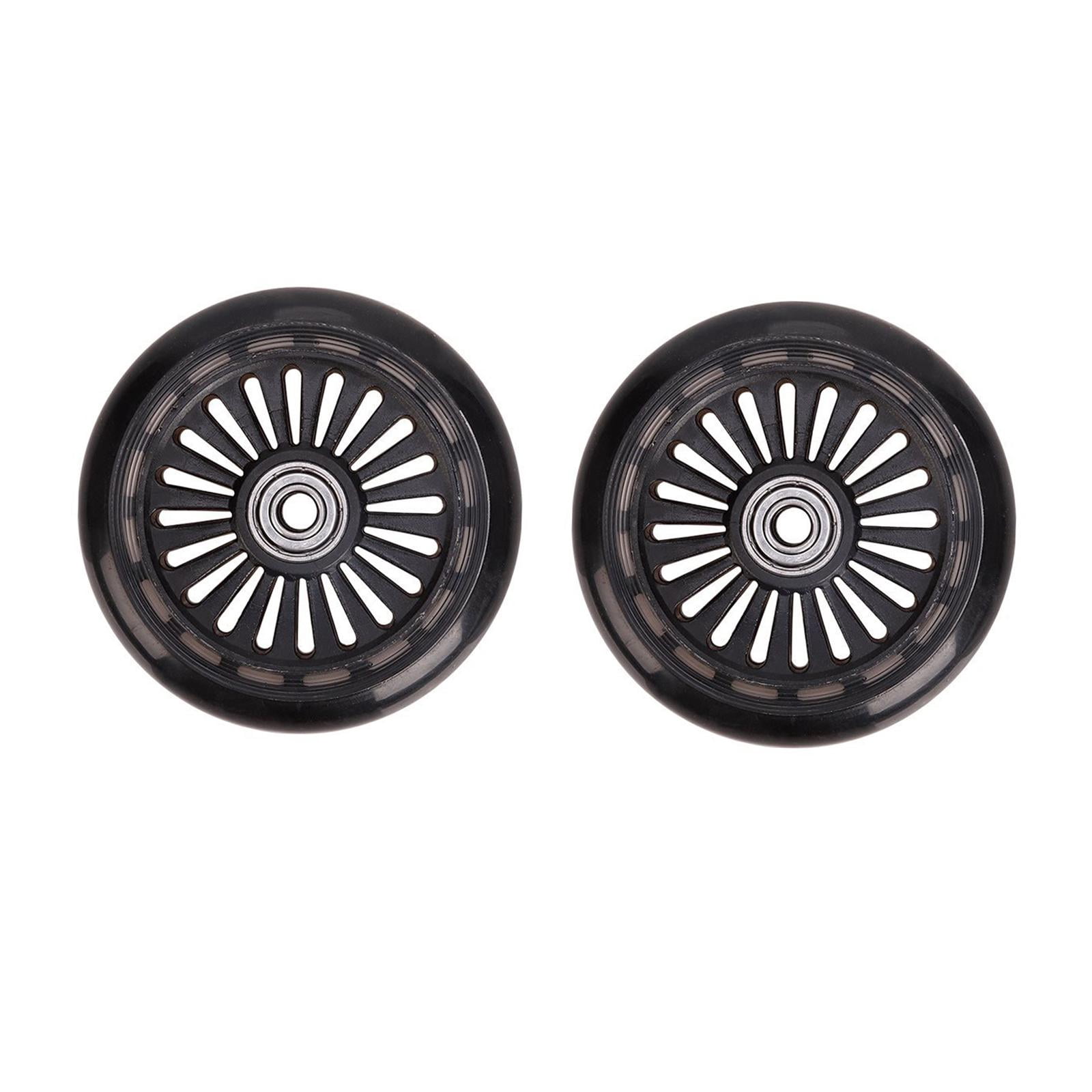 Siruishop 2x Baby Stroller Front Wheels Easy Installation Premium Baby Carriage Wheels