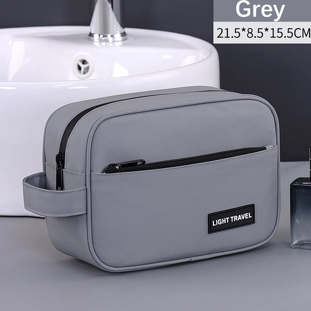 Birdeem Mens Toiletry Bag,Large Capacity Hanging Travel Dopp Kit with Water-Resistant Lining,8.5×6.1×3.3 Inch Compact Cosmetic Organizer for Business Trips