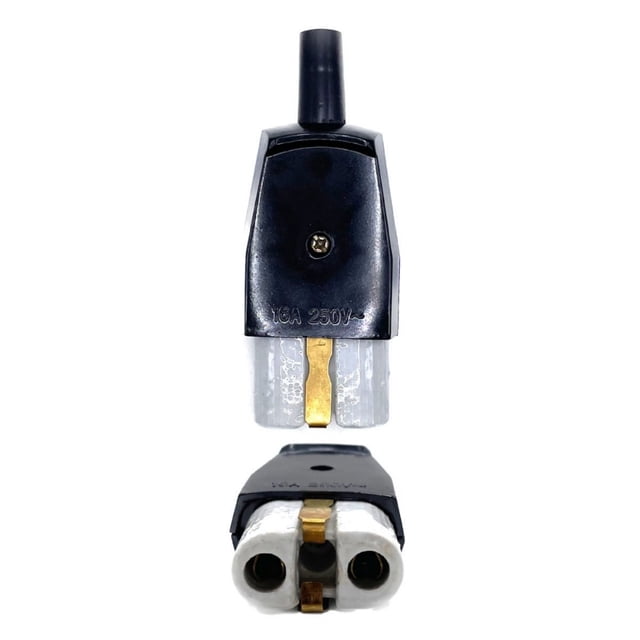 Prise Résidentielle de Haute Qualité, Lame Droite Résistante à la Chaleur Non Polarisée, Compatible avec Friteuses Électriques et Bouilloires à Eau Chaude, pour Usage Industriel et Domestique, Puissance Maximale 3500W