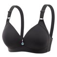 thumbnail image 1 of Yuyuzo Push up Bras for Women Solid Color Full Coverage Adjustable Strap Breathable Everyday Bras, 1 of 4