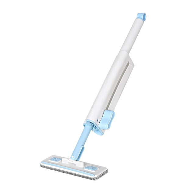 UsRHHA Hand Wash Flat Mop Mini Desktop Kitchen Cleaning Tool, 48cm Telescopic Handle with Replaceable Pads for Countertops, Small Surface Cleaner