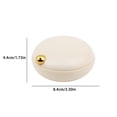 thumbnail image 3 of Dvkptbk Pills Box,Travel Organizer 1 Pack 4 Compartments Daily Case Small Box for Pocket Purse Portable Container Organizer, 3 of 7