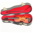thumbnail image 4 of TopLLC Mini Instrument de Musique Modèle de Violon Ornements Modèle d'Instrument de Musique Entraînement Musical École Enseignant Cadeau de Remise des Diplômes le Violon, 4 of 8