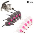 thumbnail image 2 of 10PCS Mice Toy Interactive Funny Cat Toy Squeaky Toy Training Toy for Pet Kitten, 2 of 8