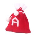 thumbnail image 2 of Embroidered Knitted Christmas Candy Bags Mini Monogrammed Stocking Stuffers for Tree Decor, Reusable Gift Pouches for Treats & Small Presents, Festive Hanging Party Favors, 2 of 9