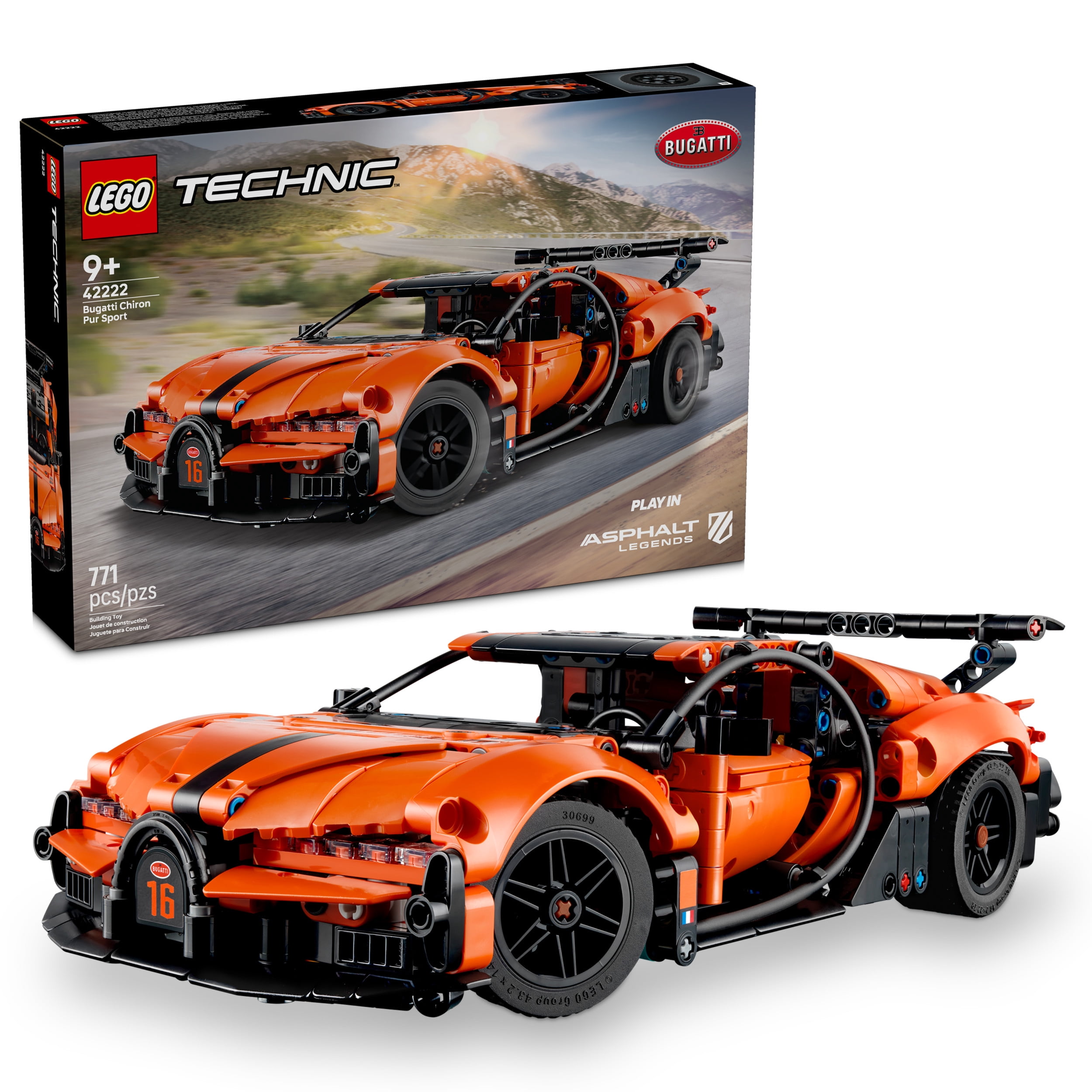 LEGO Technic L’Hypervoiture de Bugatti Chiron Pur Sport 42222