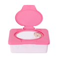 thumbnail image 2 of Oleegame 1PC Trashcans For Bedroom Dry Wet Tissue Paper Box Stroller Portable Plastic Tissue Holder Container For Baby Care Red, 2 of 5