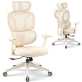 thumbnail image 1 of MotionGrey Mellow Ergonomic Office Chair-Comfy High Mesh Back Support with Adjustable Armrests-Desk Computer Chairs Perfect for Home Gaming and Offices - Beige, 1 of 12