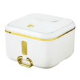 thumbnail image 1 of GUOOL Airtight Rice Storage Container Food Container Bin Perfect for Rice Flour Cereal White S, 1 of 9