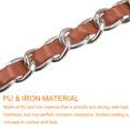 thumbnail image 4 of Unique Bargains Purse Chain Strap, 32' Purse Strap Shoulder Bag Replacement Strap, Brown&Silver, 4 of 6