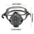 thumbnail image 2 of Full Face Painting Spraying Decoration Mask with Wide Field of View - Woodworking Gas Mask for Protection, 2 of 5