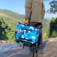 thumbnail image 4 of AFISHTOUR Waterproof Backpack, 35L Roll-Top Floating Dry Bag Backpack for Kayaking, Hiking (Blue), 4 of 8