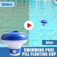 thumbnail image 4 of LEEYNEER For 1” Tab ONLY Mini Floating Pool & Spa Chlorine Dispenser  Premium Floater  Chemical Floater for Chlorine Tablets up to 1”  Adjustable Flow Vents Bromine Holder, 4 of 10