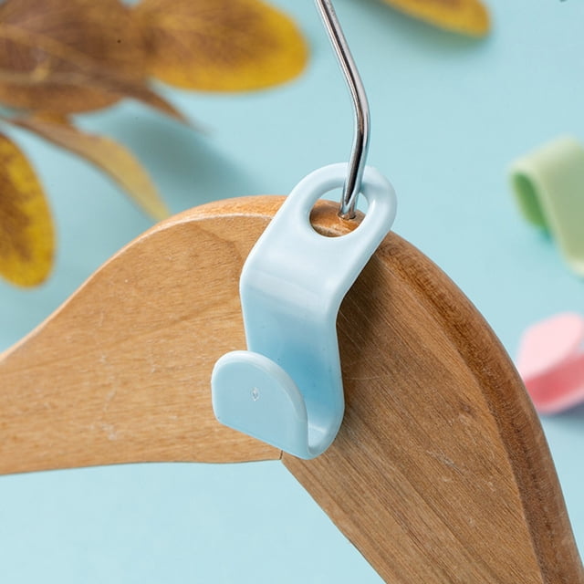 EGNMCR Hooks for Hanging Flocking Clothes Hanger Home Easy Hook Closet Organizer hang ger