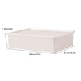 thumbnail image 3 of Compartment Storage Case with Lid, Storage Box Drawer Organizer for Underwear Panty Organizing, 11x8x3 Inches, 3 of 8