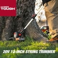 thumbnail image 4 of Hyper Tough 20V Max 12-inch Cordless String Trimmer, UD20ST12, HT21-401-003-02, 4 of 6