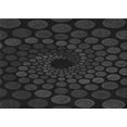 thumbnail image 1 of Ahgly Tapis Rectangulaire Lavable en Machine Intérieur Transitionnel Noir Nuit, 7 Pieds x 9 Pieds, 1 of 7
