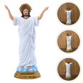 thumbnail image 3 of Holy Jesus Adornment Easter Jesus Rebirth Statue Ornament Desktop Decoration, 3 of 6