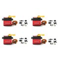 thumbnail image 1 of 4 Pcs Servo Numérique 20kg Couple Élevé 180° Acier Inoxydable Servo à Engrenages pour Télécommande 1/8 1/10, 1 of 8