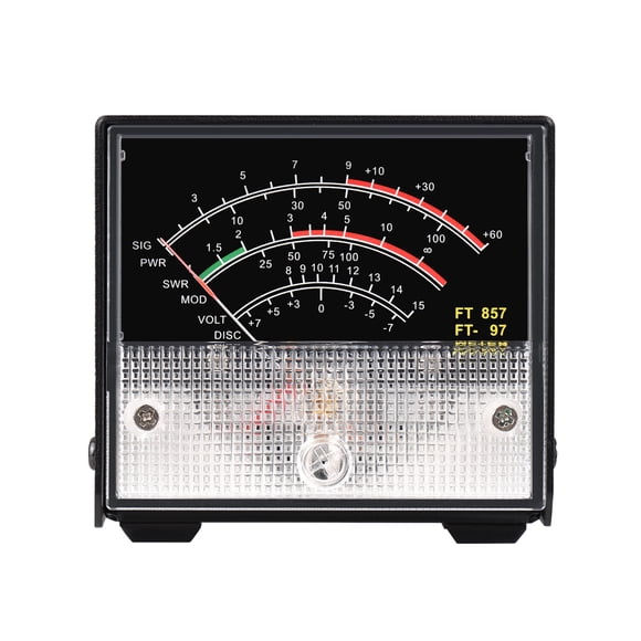 yeacher Mini SWR Power Meter External Meter Pointer Wattmeter Receive Display Meter Compatible with YAESU FT-857 FT-897
