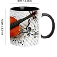thumbnail image 3 of Ceramic Coffee Mug Funny Music Note Coffee Mug | Guitars Piano Violin Musician Coffee Mug Musical Notes Design Guitar Coffee Cup For Musical Teacher Music Lover, 3 of 6