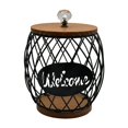 thumbnail image 1 of Abbracc Support de Capsules de Café en Fer Panier de Rangement pour Maison Famille Noir, 1 of 9