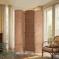 thumbnail image 2 of HOMCOM Cloison Pliante à 3 Panneaux Écran d'Intimité Intérieur Décoration pour la Maison, 2 of 10