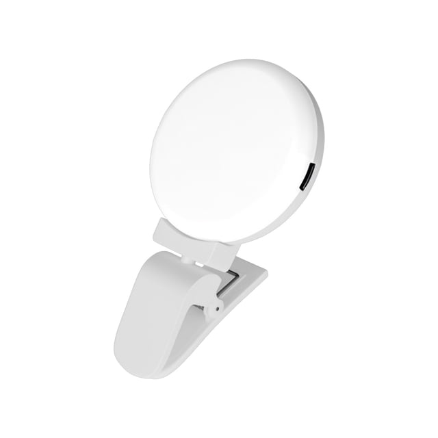 RKSTN Lights Ring Light, Selfie Light Rechargeable Large Capacity Battery Portable 60 LED Adjustables Brightness Clip On Light For Phone, Laptop, For Makeup Lights