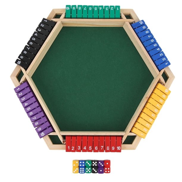 Havnidy Shut The Box - Jeu de Table en Bois pour 6 Joueurs - Jeu de dés Classiques - Jeu de Voyage - Jeu de dés Traditionnels en Bois pour Pubs Havnidy Shut The Box - Jeu de Table en Bois pour 6 Joueurs - Jeu de dés Classiques - Jeu de Voyage - Jeu de dés Traditionnels en Bois pour Pubs