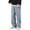 P-Blue, variant on Denim Fashion Pants Distressed Sweats Straight Trouser Flare Jeans 34X30 Loose Long Men Men's Relaxed Fit Pants