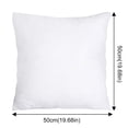 thumbnail image 3 of VogueV 2-Piece White Square Pillow Inserts (35x35cm) D, 3 of 4