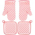 thumbnail image 1 of Miangastore 2 Sets Household Protective Gloves Heat Resistant Gloves Kitchen Baking Gloves, 1 of 9