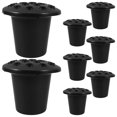 thumbnail image 1 of Cemetery Flower Holder Plastic Grave Site Memorial Service 8Pcs 5.1X5.1X3.9In, 1 of 9