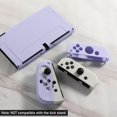 thumbnail image 3 of KOMI Switch OLED Case for Nintendo Switch OLED Model, Dockable Cover Soft TPU Protector Case for Switch OLED Grips & Console and Accessories with 2 Pcs Thumb Caps, Purple, 3 of 5