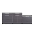 thumbnail image 1 of NewAge Products Outdoor Kitchen Aluminum 4 Piece Cabinet Set with Countertops, 1 of 12