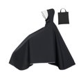 thumbnail image 3 of S SERENABLE Poncho de Pluie pour Vélo à Capuche Couvrant Tout le Corps Manteau de Pluie Compact Noir, 3 of 9