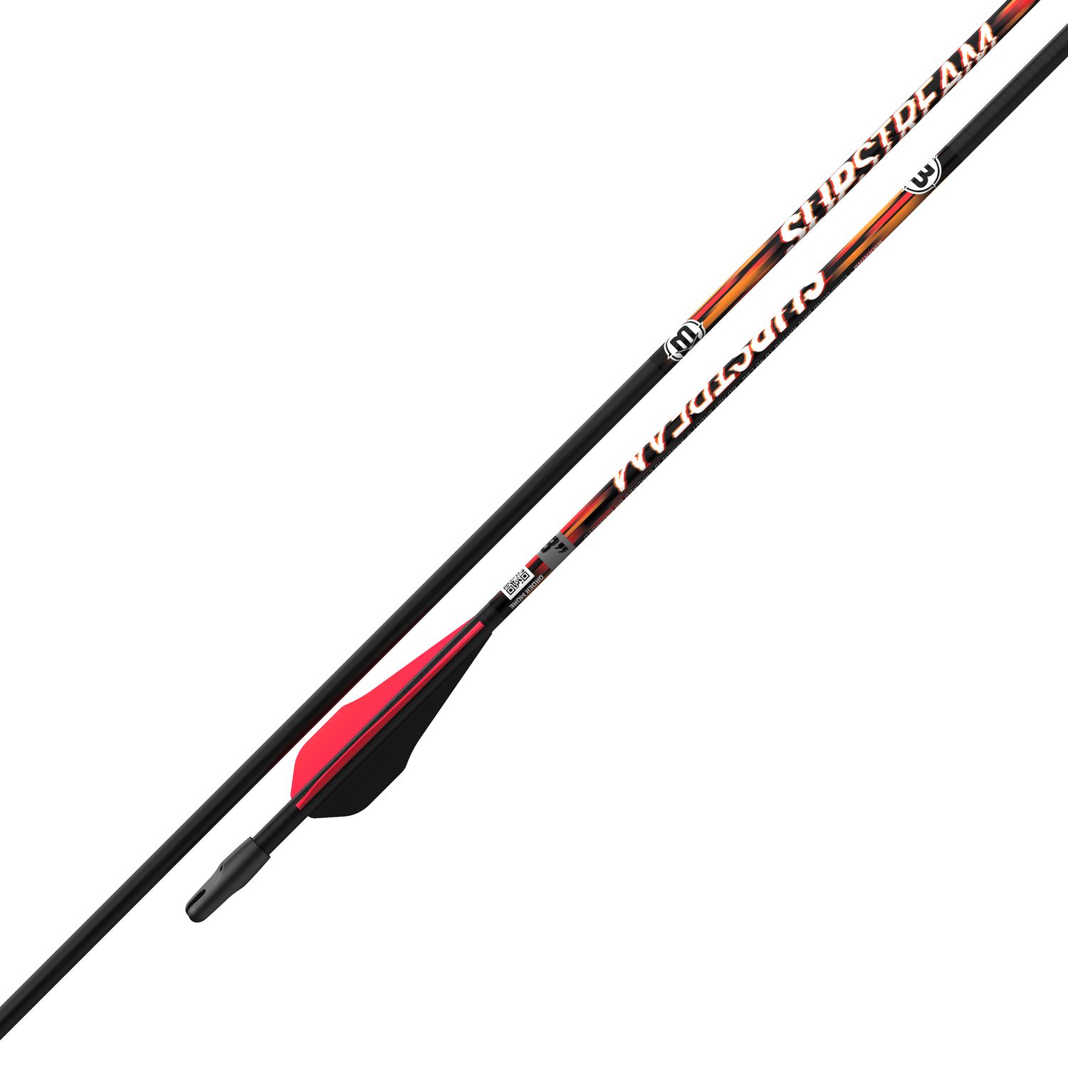 Flèches Barnett Slipstream pour jeunes - Fibre de verre 28 pouces, paquet de 3