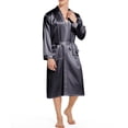 thumbnail image 1 of Birdeem Mens Robe Winter Loose Fallow Couples Bathrobe Long Nightgown Nightgown, 1 of 1