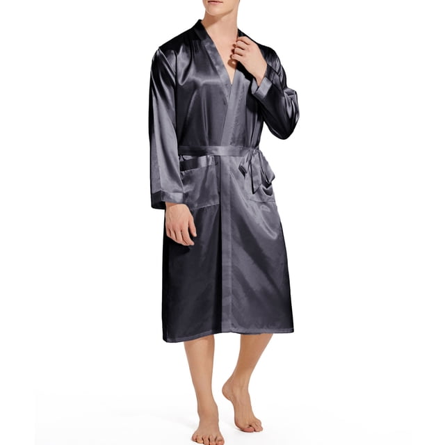 Birdeem Mens Robe Winter Loose Fallow Couples Bathrobe Long Nightgown Nightgown