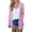 Pink, variant on Pisexur Long Sleeve Cardigan for Women Ladie Solid V-neck Cardigan Coat Pocket Outerwear Casual Long Open Front Cardigan Sweaters