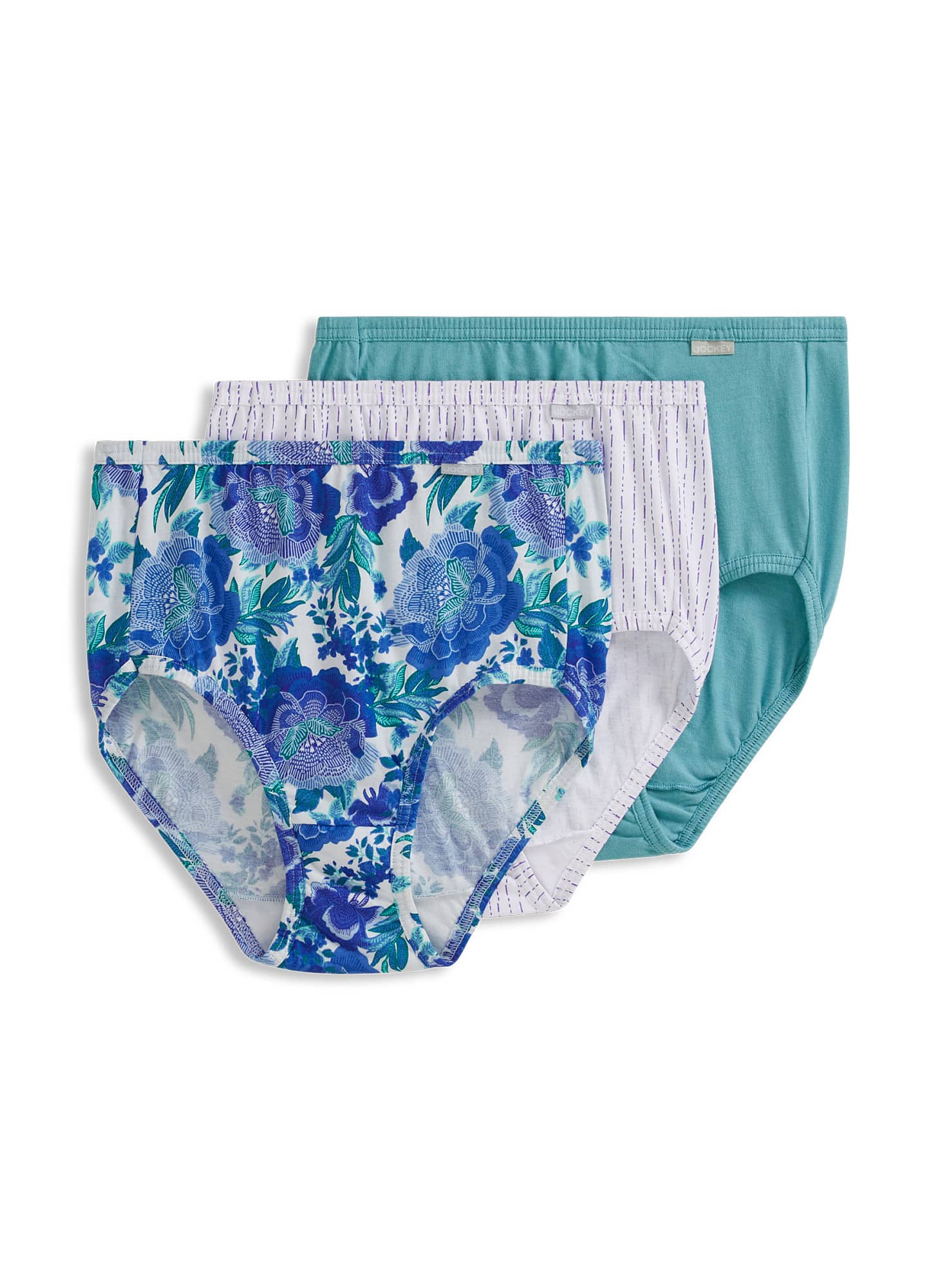 Jockey Plus Size Elance Brief - 3 Pack