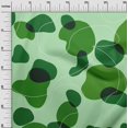 thumbnail image 3 of oneOone Viscose Jersey Forest Green Fabric Abstract Organic Shape Craft Projects Decor Fabric Printed By The Yard 60 Inch Wide, 3 of 4