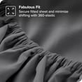 thumbnail image 3 of Bare Home 5-Pack Fitted Sheets - Premium 1800 Collection - Ultra-soft - Deep Pocket - Full, Gray, 3 of 7